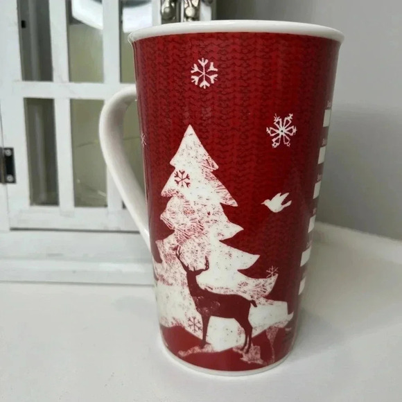2008 Starbucks Holiday Knit Sweater Ceramic Mug 16 oz - Picture 7 of 7